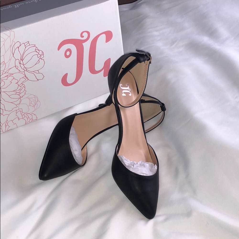 JG Black Mike Pump Size 8